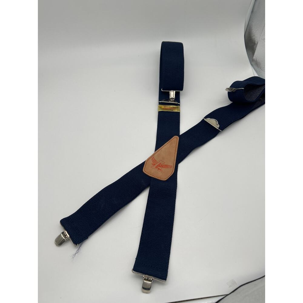 Danbury HIM II Britches Hitchers Suspenders NEW Extra Long Auburn Tiger Y-Back